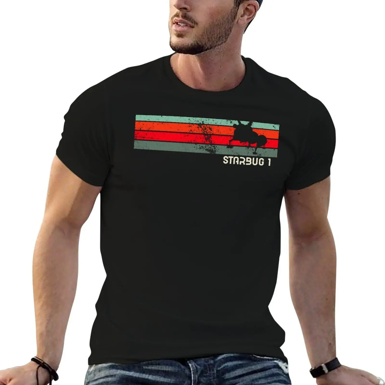 Starbug 1 Retro - Red Dwarf funny T-Shirt funny gifts clothes mens t shirts pack