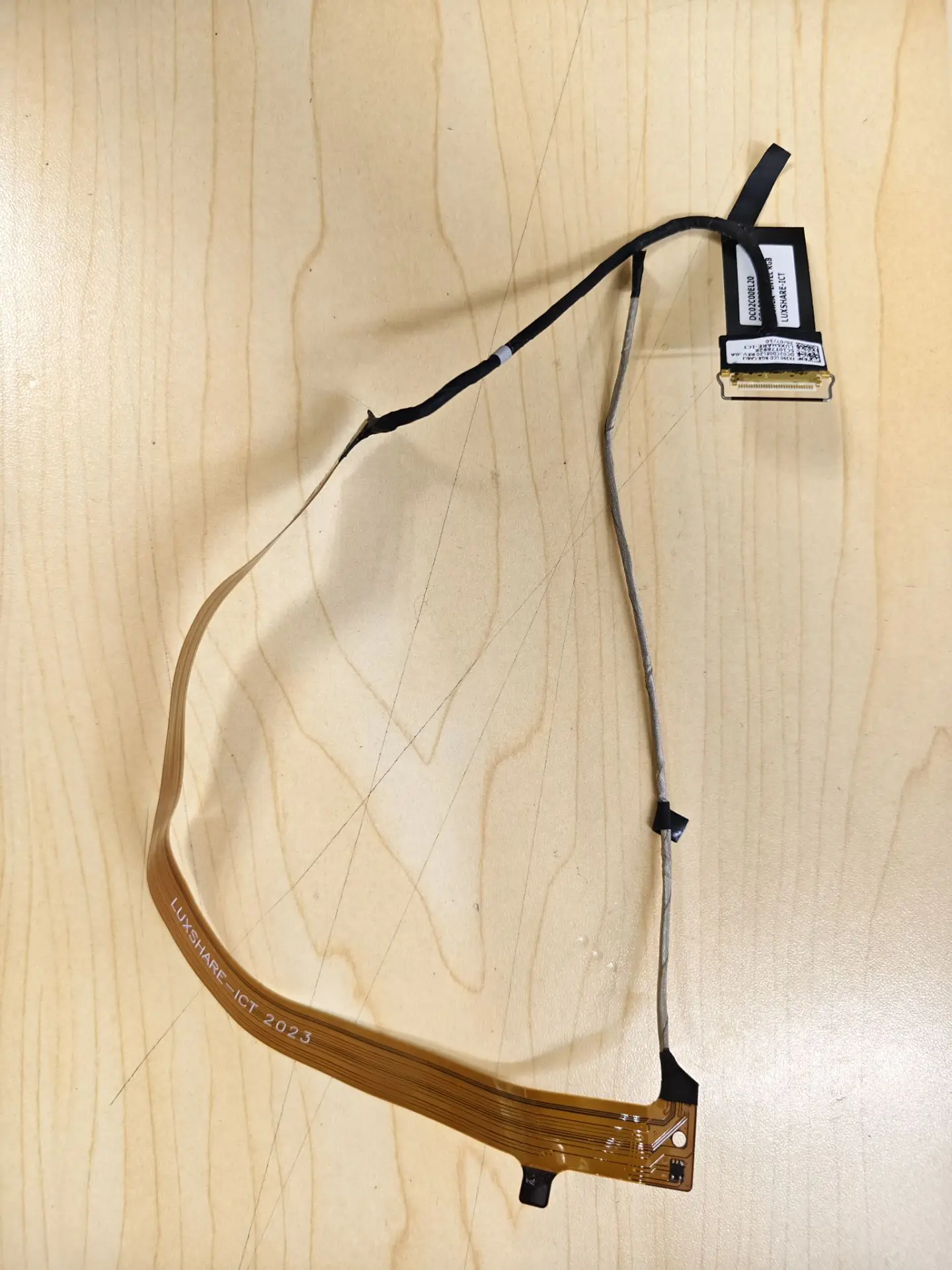 Cable de cámara usado para LENOVO Thinkpad X390 X395 X13 02HL037 038 039 SC10T78927 928 929 DC02CO0EL20