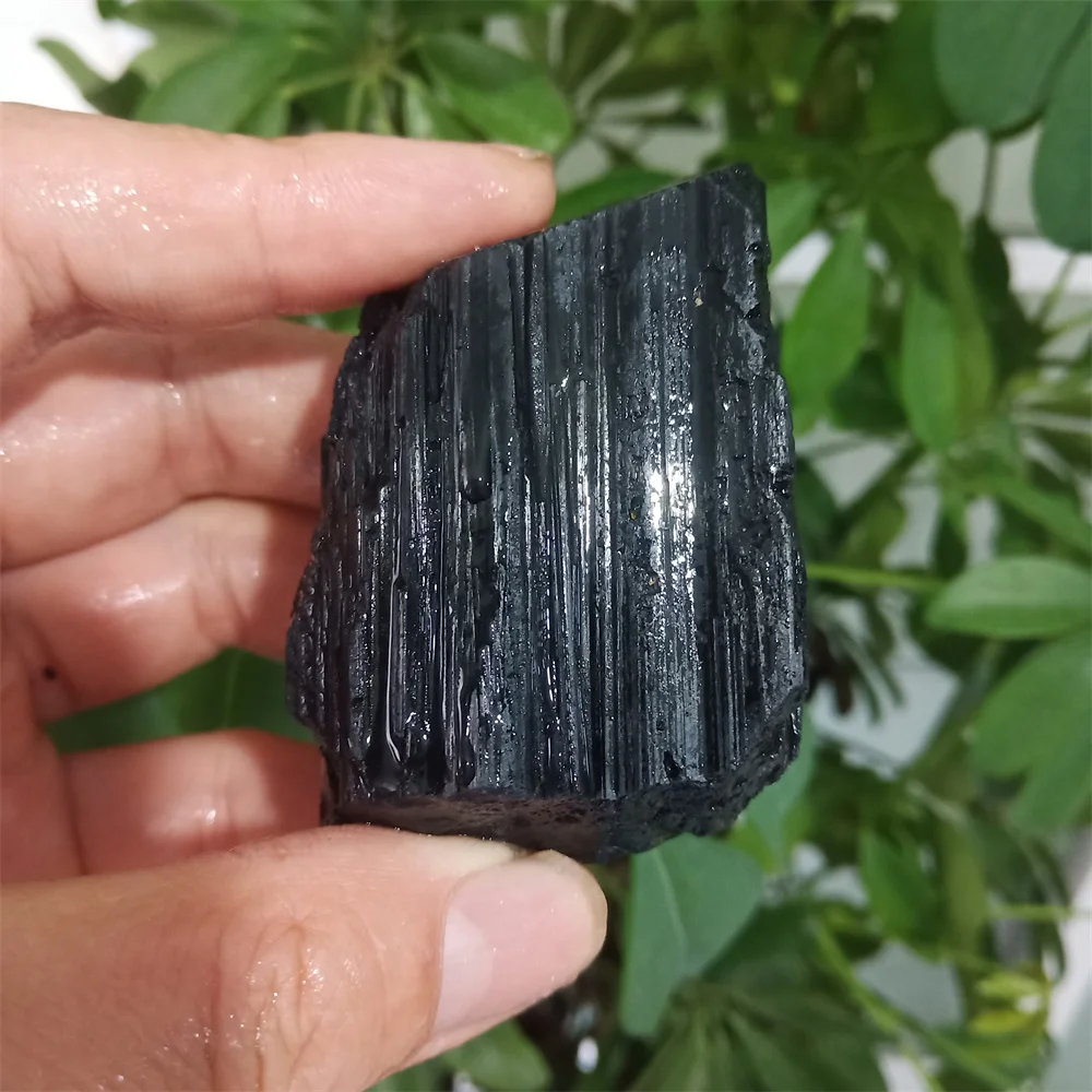 منتج جديد قطعة عالية الجودة إصلاح التورمالين الأسود الطبيعي خام عينة معدنية شفاء كريستال الإشعاع حجر الطاقة #5