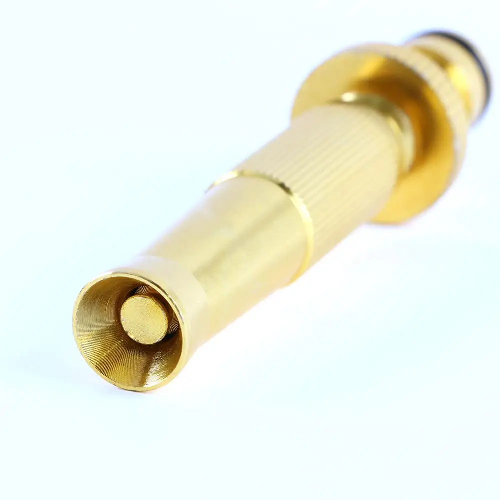 Irrigation Brass Hose Adjustable Spray Nozzle Sprinkler Garden Tool Water