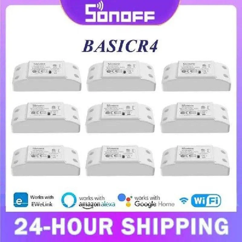 SONOFF WiFi Switch BASIC R4 Smart Home Relay Light Switch Voice Timing Remote Control  Home Assistant Ewelink AppAlexa Alice