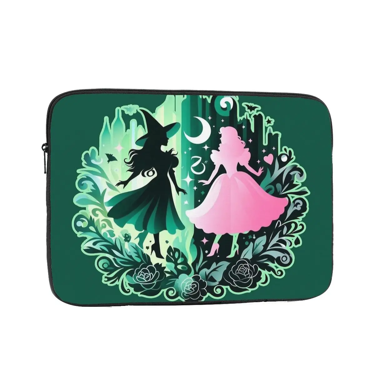 Wicked Elphaba & Glinda 12 13 15 17 Inch Laptop Bag Sleeve Notebook Bag Case Movie Shockproof Case Bag