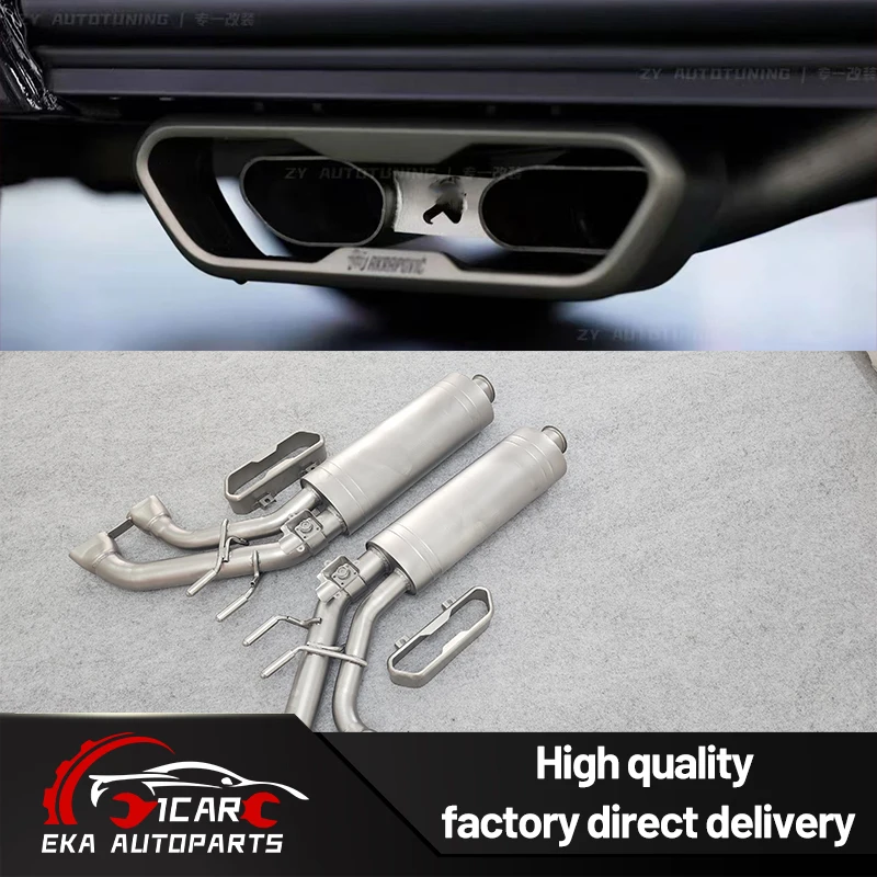 

For Mercedes Benz G-Class W464 W465 Akrapovich Style Exhaust G500 G63 Ak Exhaust With Logo Stainless Steel Titanium Alloy