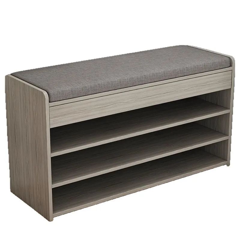 Integrated soft bag shoe rack, household  stool,  changing stool, door storage shoe cabinet, seat stool