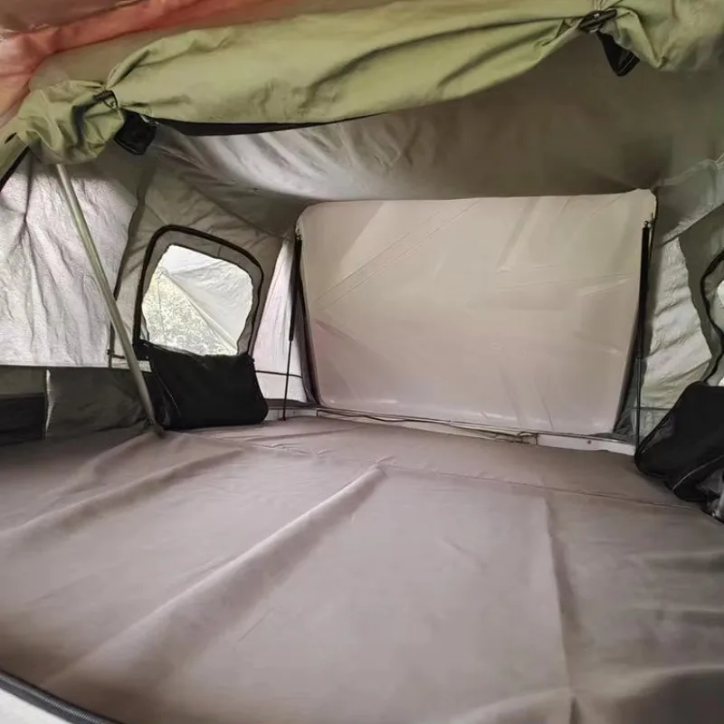 JETOUR Traveler Waterproof Oxford Four-Season Car Roof Tents with Straight Bracing Type and Quick Automatic Opening One Bedroom