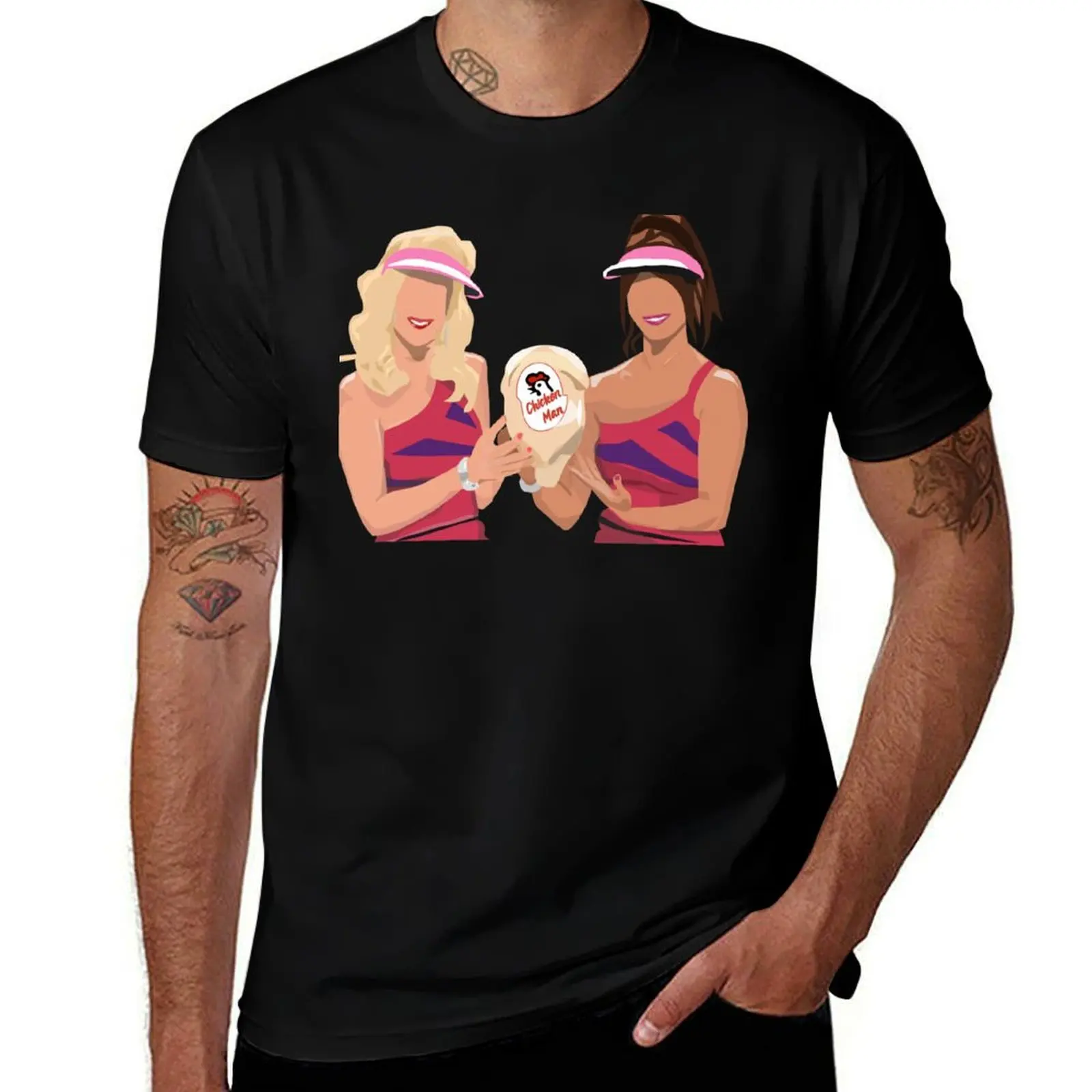 SNL Super Showcase (Maya Rudolph and Kristen Wiig) T-Shirt Fashion Print Casual Short Sleeve T-Shirt
