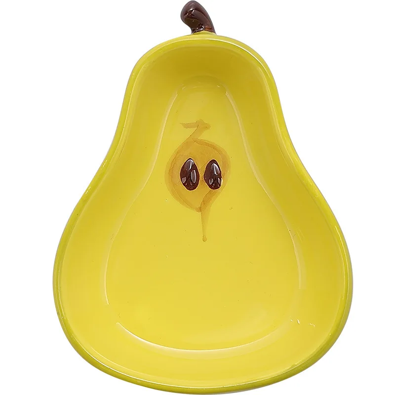 CX household taste plate fruit shaped plate dining table high value apple banana seasoning snack plate
