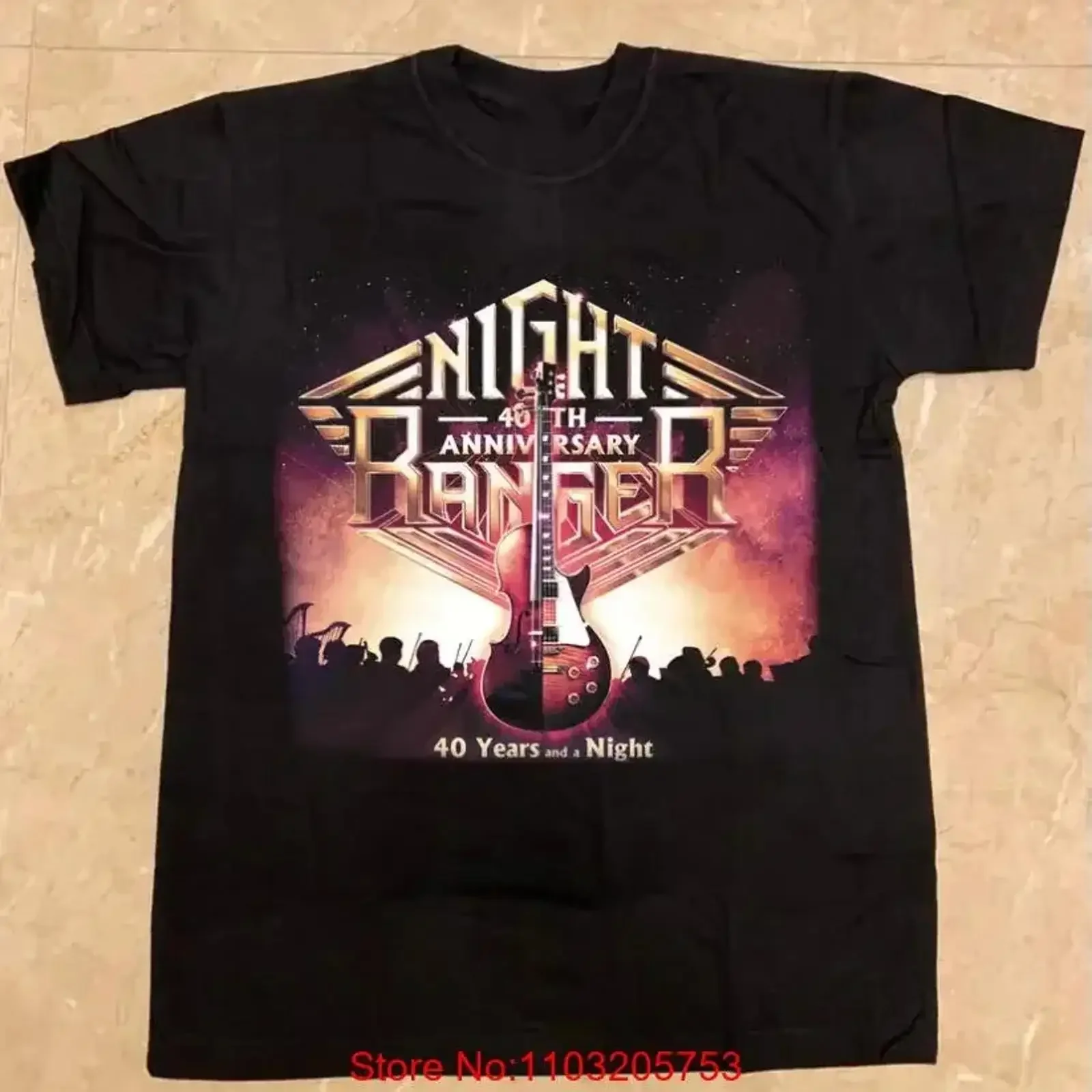

Night Ranger Band Tour For Fan T shirt size S 5XL vintage Washed homme Soft streetwear Top Everyday Wear Stylish vintage