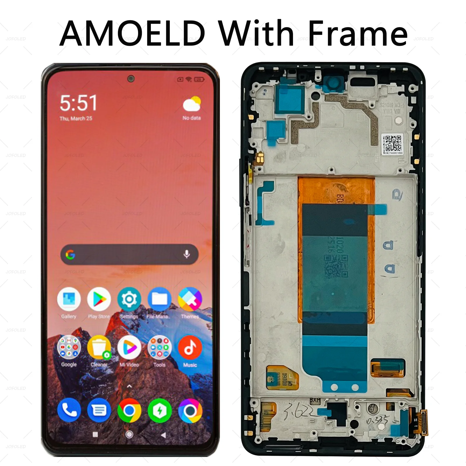 New 6.67 Inch AMOLED For Xiaomi POCO F4 5G 22021211RG Display Touch Screen Digitizer Full Assembly LCD Repair Parts Replacement image 3