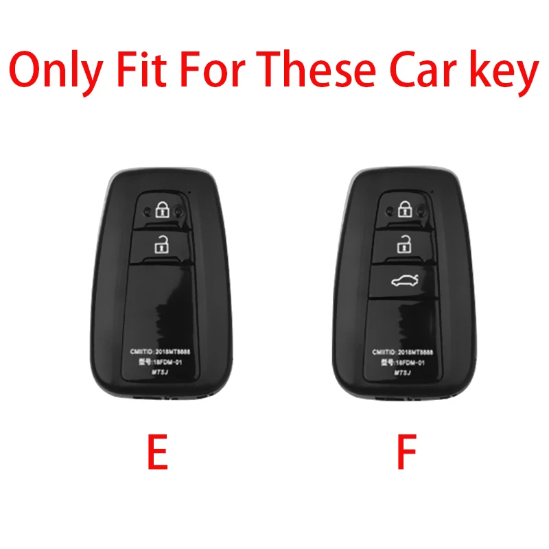 TPU Car Remote Key Case Cover Shell Fob For Toyota Corolla Prius Camry CHR C-HR RAV4 Altis Land Cruiser Prado 2017 2018 Keychain