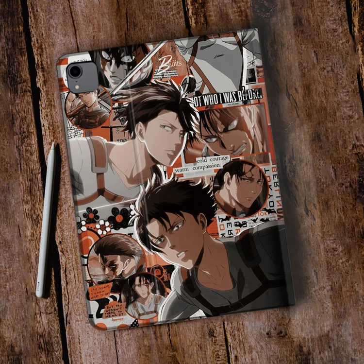 Attack on Titan Levi Ackerman Case For iPad 10.2 7th 8th Air 2 3 Mini1 2 3 5 Case Luxury Silicone For iPad Air 4 iPad Pro11 Case