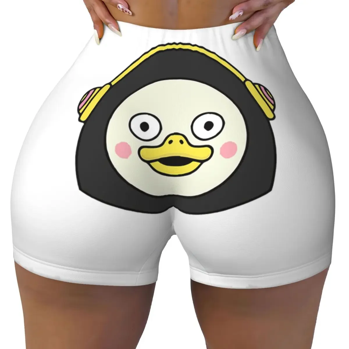 Custom Pengsoo (face) Classic Women Gym Workout Running Shorts Athletic Volleyball Biker Yoga Shorts