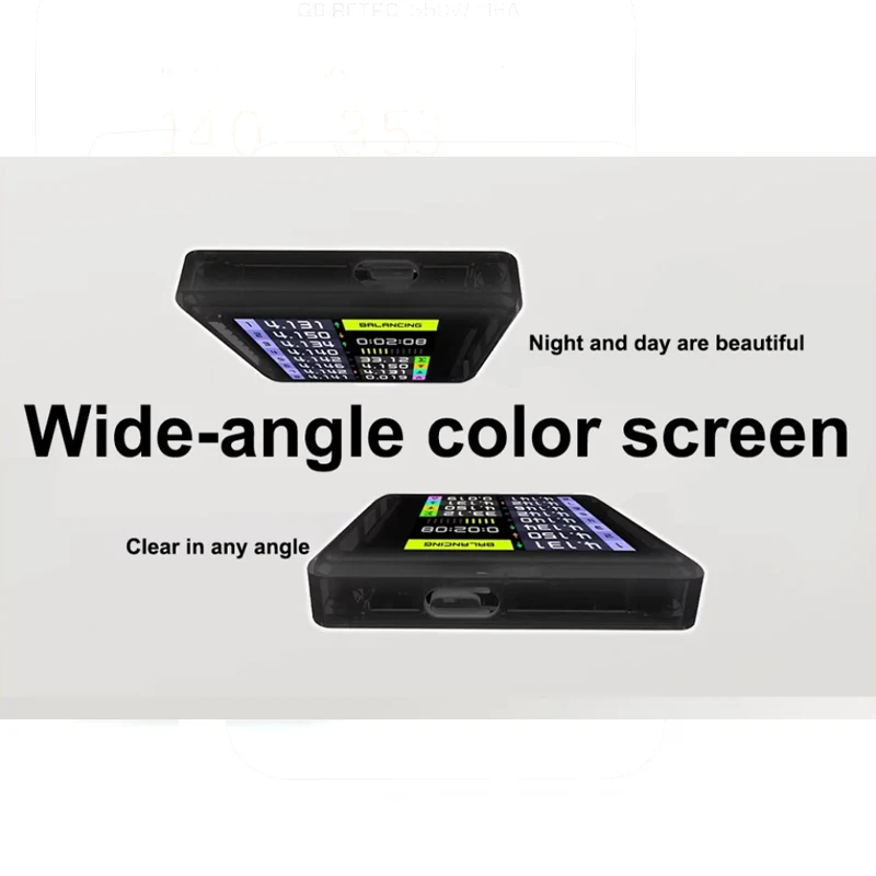 

ISDT BL8 Smart Battery Monitor Wide-View Angle Color Screen Compatible with Multi-Platform App Control Supports 2S-8S Batteries