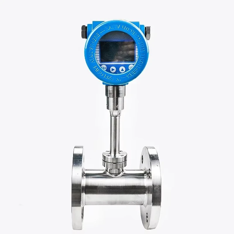 ATEX IP65 Corrosion Resistant Battery Powered Insert Type Thermal Gas Mass Flow Meter Sensor For Oxygen Air