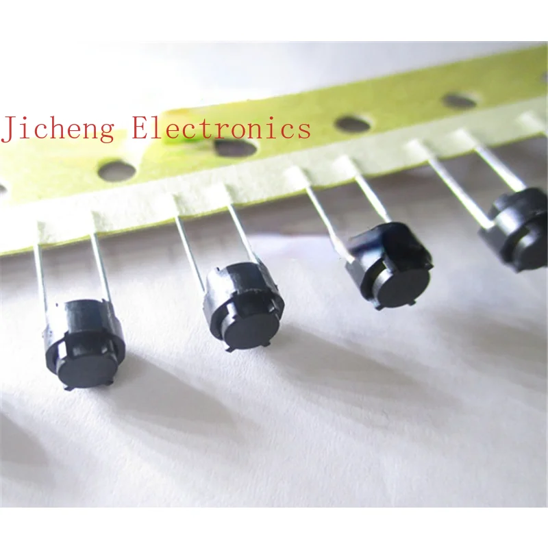 

10PCS Imported Japanese-made 6*6*5MM Silent Button Silicone Mute Touch Switch Inserted Into 2-pin Micro Motion.