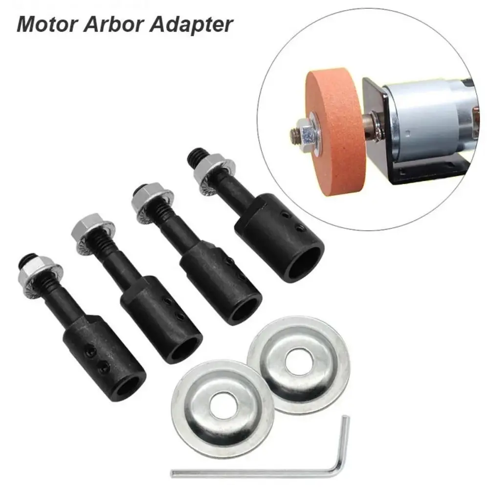 1 buah aksesori Motor adaptor spindel bangku Motor batang Gerinda roda gerinda poros penghubung roda pemoles roda 5-16mm