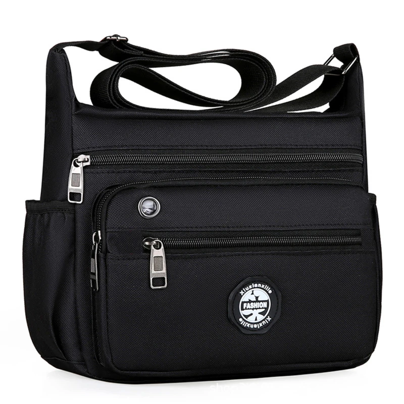 Men\'s Messenger Bag Crossbody Shoulder Bags Men Large Sling Pack For Work Business Waterproof Oxford Packs Satchel Purse