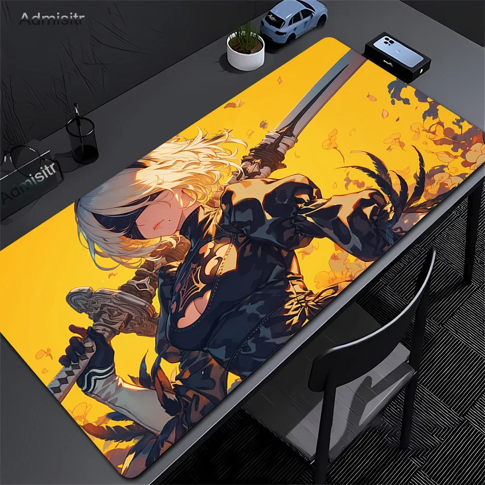 

nier automata mousepad anime girl mouse pad desk mat with cushion gaming accessories prime gaming computer keyboard large pads