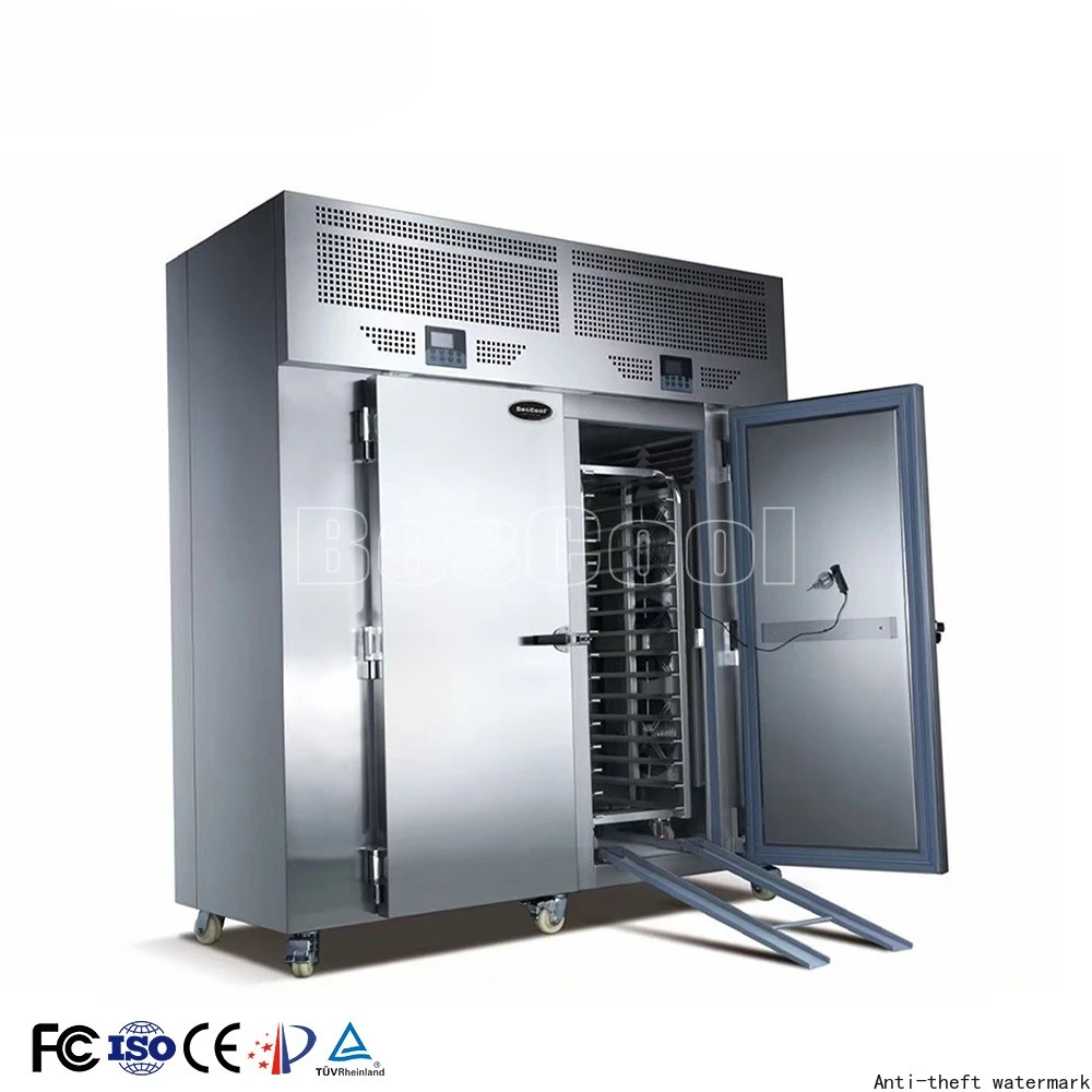 Commercial 24 Tray Platewith Air Blast Feature Fast for Seafood Storage in Restaurants Supermarkets Hotels Farms