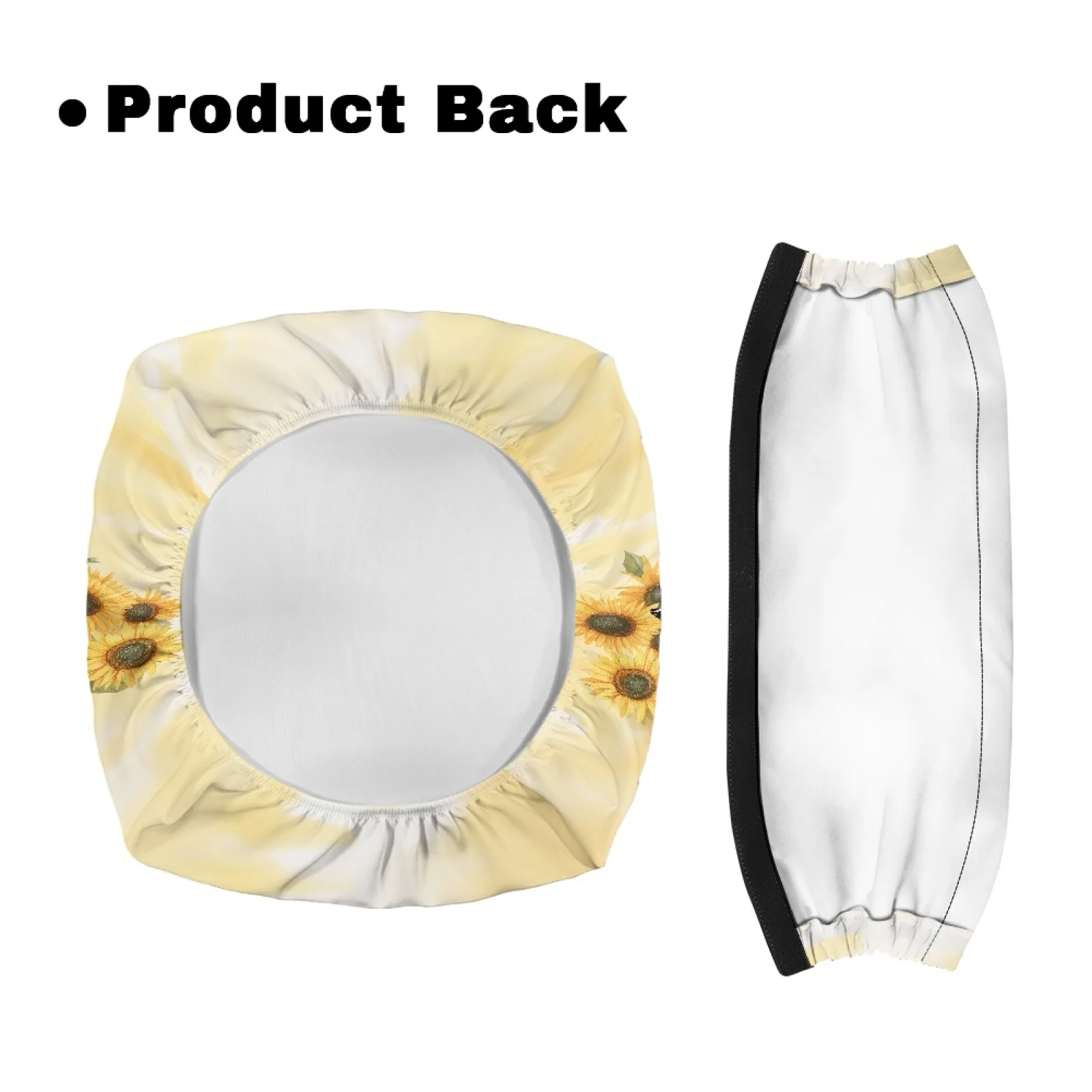 Coloranimal Sunflower Highland Cow Print Pack of 2 Walker Seat Cushion Walker Seat Cover for Women Outdoors - view 3