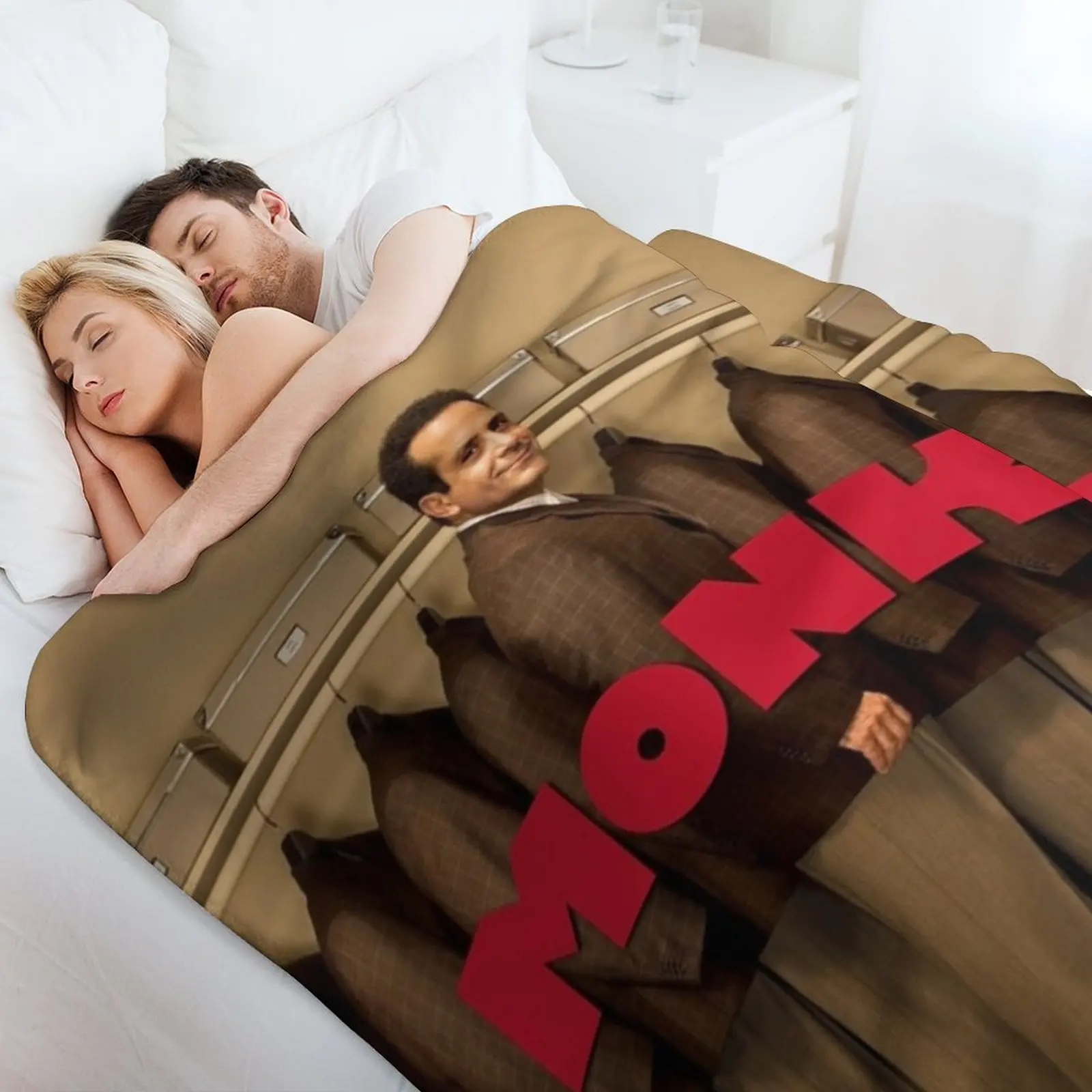 أدريان الراهب رمي بطانية لينة كبيرة السياحية ريتروس عيد الميلاد الديكور بطانية