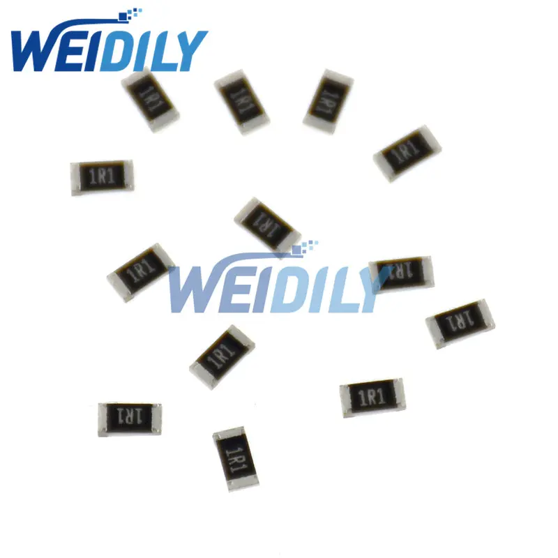 Kit Resistor SMD, 50 Valor, 1206, 0R ~ 10MR, Resistência de Chip Novo e Original, Conjunto Sortido, 1250Pcs