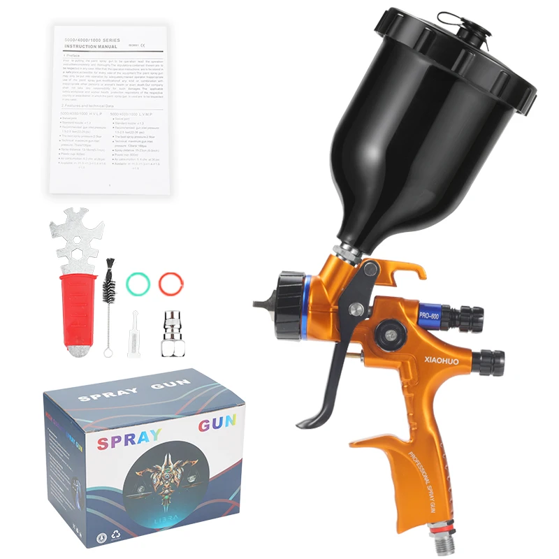 PRO-600 RP1.3 إصدار محدود مسدس رش الهواء الأوتوماتيكي للطلاء HVLP مصدر هوائي #5