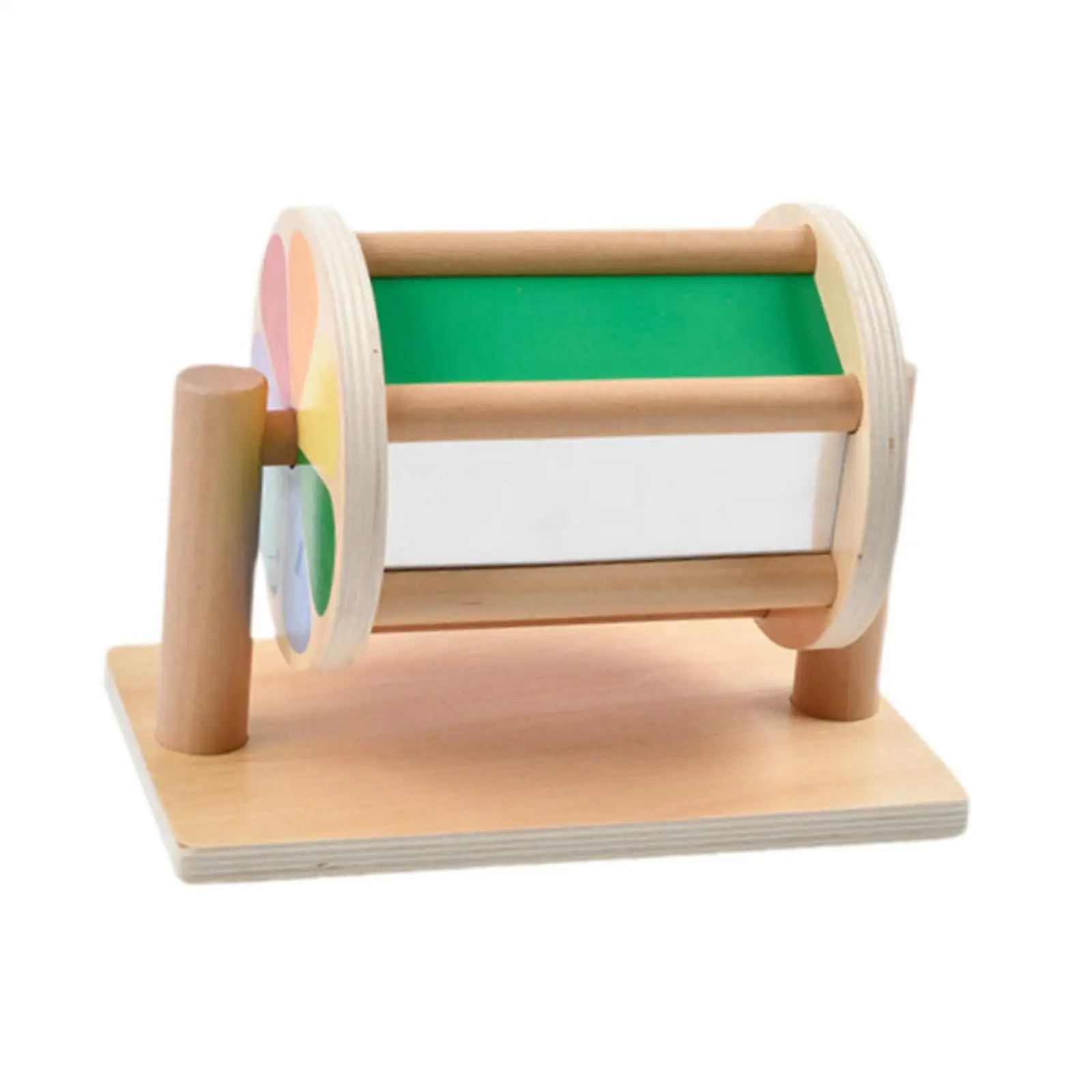 Rotating Drum Toy Rolling Textile Drum Sensory Development Toy Educational Toy for 2 Years Old Boys Girls Christmas Gifts