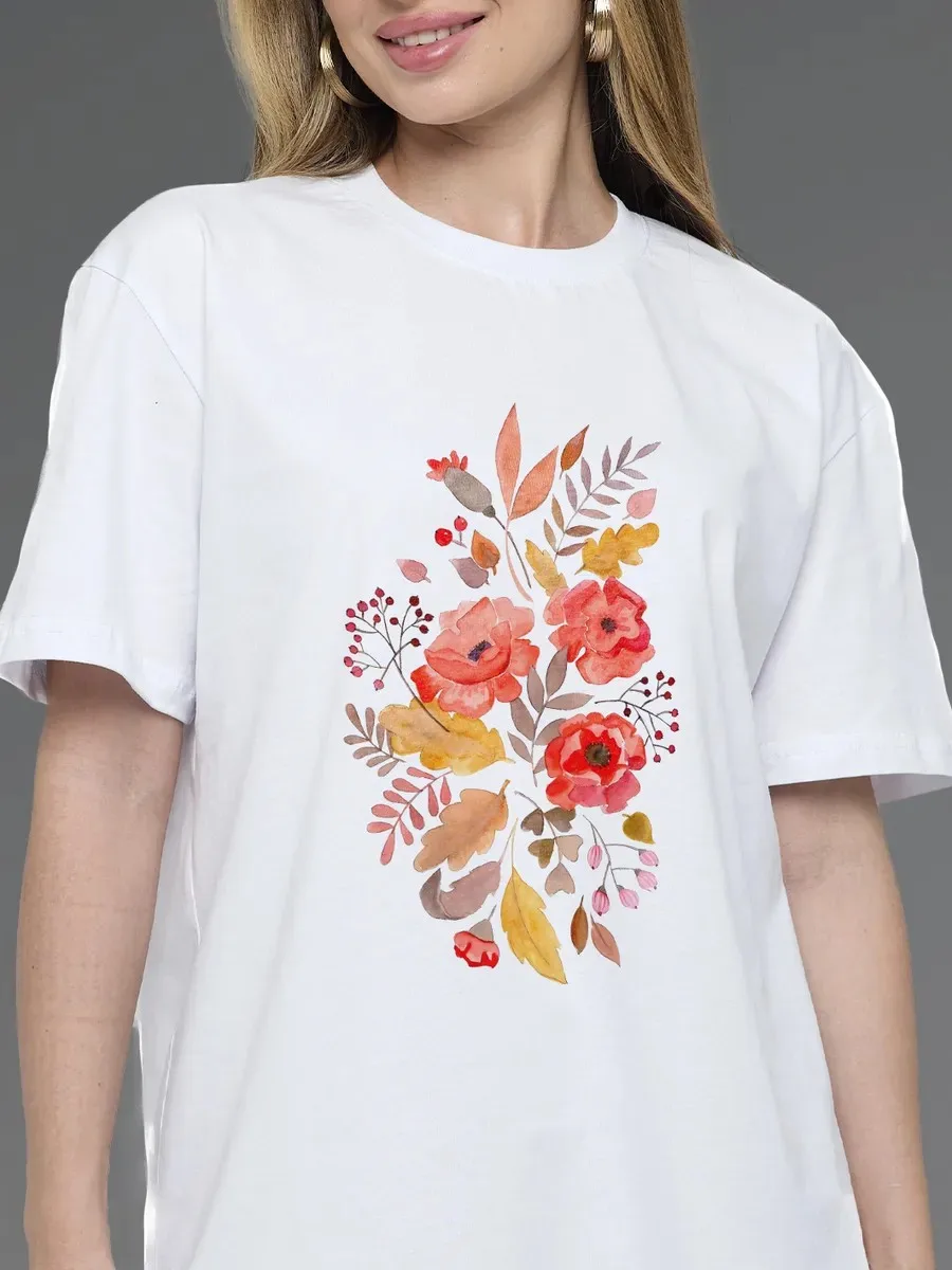 

Женская футболка с короткими рукавами и принтом размера PLUS, свободная и повседневная, мягкая, удобная и дышащая, для занятий спортом на открытом воздухе