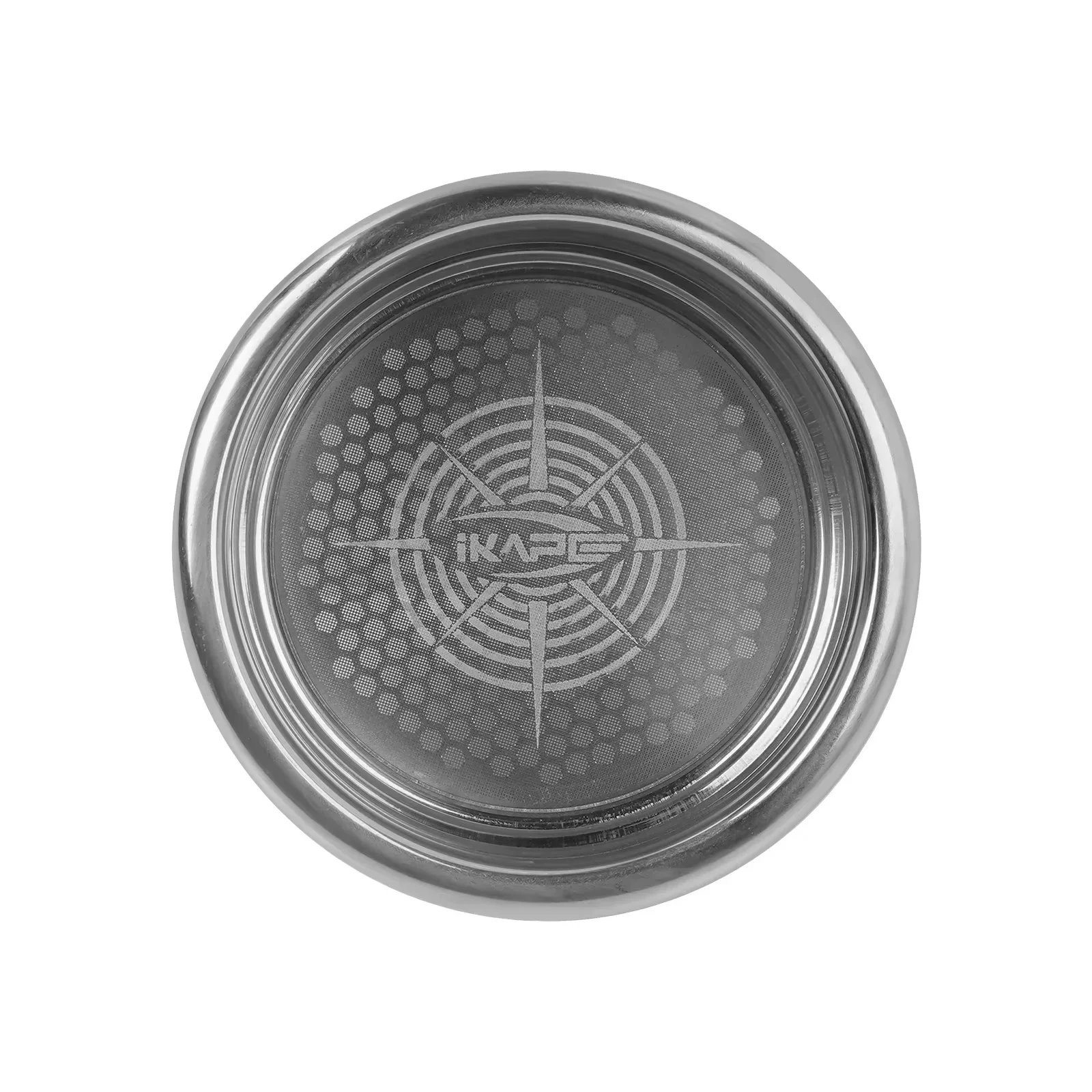 سلة فلتر إسبرسو من الفولاذ المقاوم للصدأ لخلية النحل من IKAPE - استخلاص عالي الدقة لصانع القهوة بفلتر القهوة بدون قاع 51/54/58 مم #2