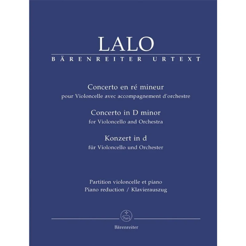 

Concerto For Violoncello And Orchestra In D Minor Barenreiter Barenreiter 9790006531905 Book