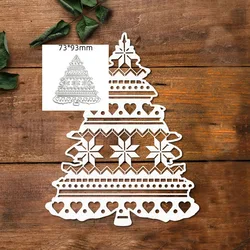 Metal Cutting Dies, Christmas Snow Tree DIY Scrapbooking Mold for Card Making Embossing Tool