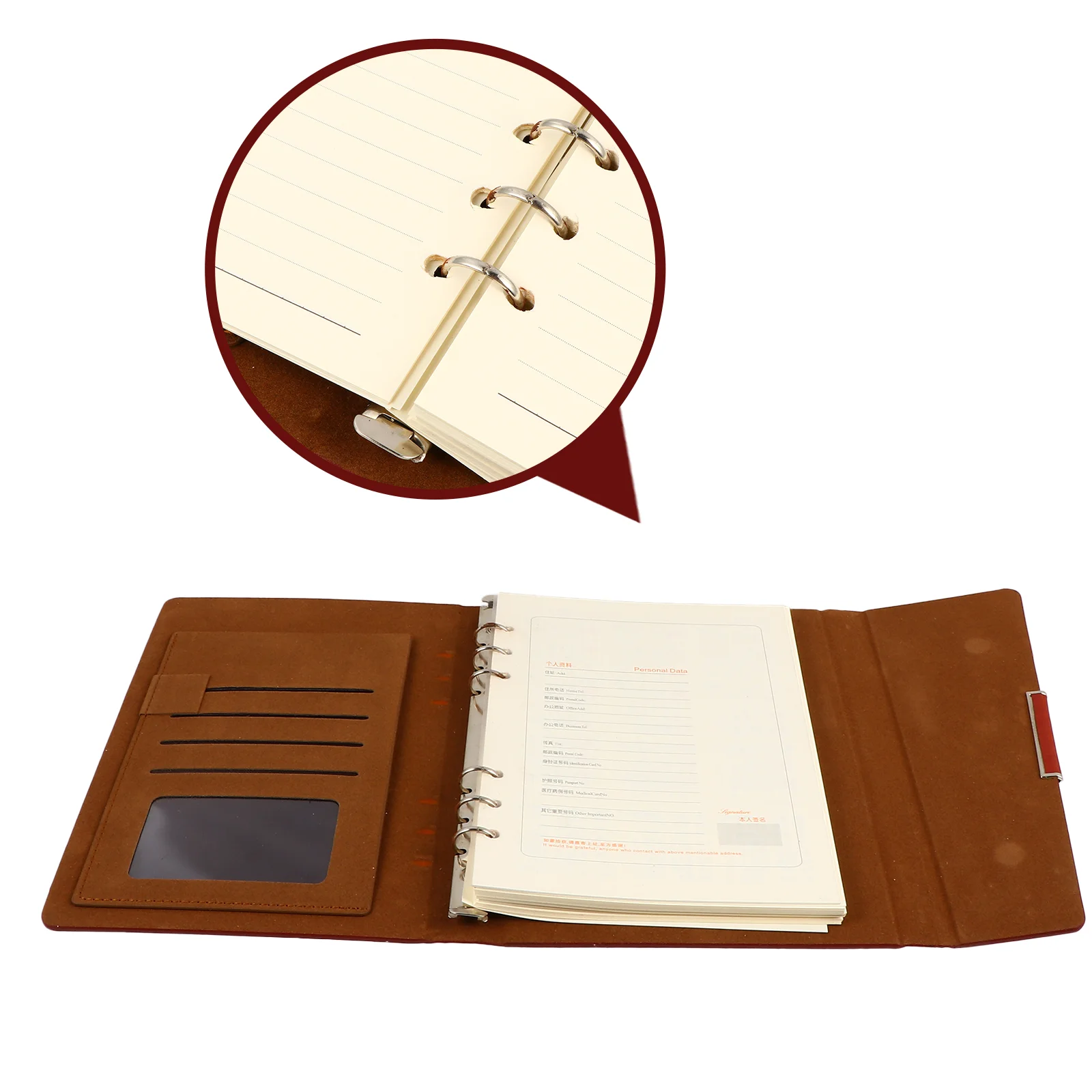 Business Notebook Planning PU Schedule Handbook Multipurpose Multi-use Student Office Travel