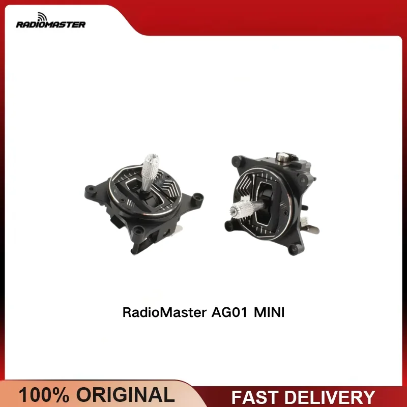 RadioMaster AG01 MINI CNC Aluminum Hall Gimbal Upgrade Part for TX12/Zorro Transmitter High-Precision FPV Remote