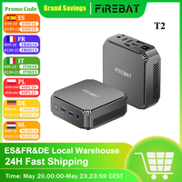 FIREBAT T2 Mini PC Intel N150 CPU Windows 11 DDR4 16GB RAM 512GB SSD WIFI5 BT4.2 Desktop Computer HDMI USB Port