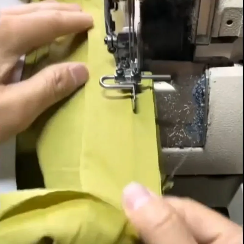 Pé guia de borda com meio e direita esquerda para juki siruba jack industrial overlock máquina de costura ferramentas de cintura superior