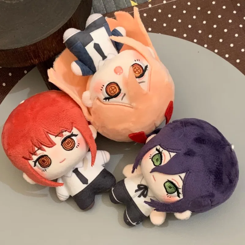 Lindo llavero de peluche Chainsaw Man, Makima, Power, Reze, personajes anime, mini muñeco suave, colgante