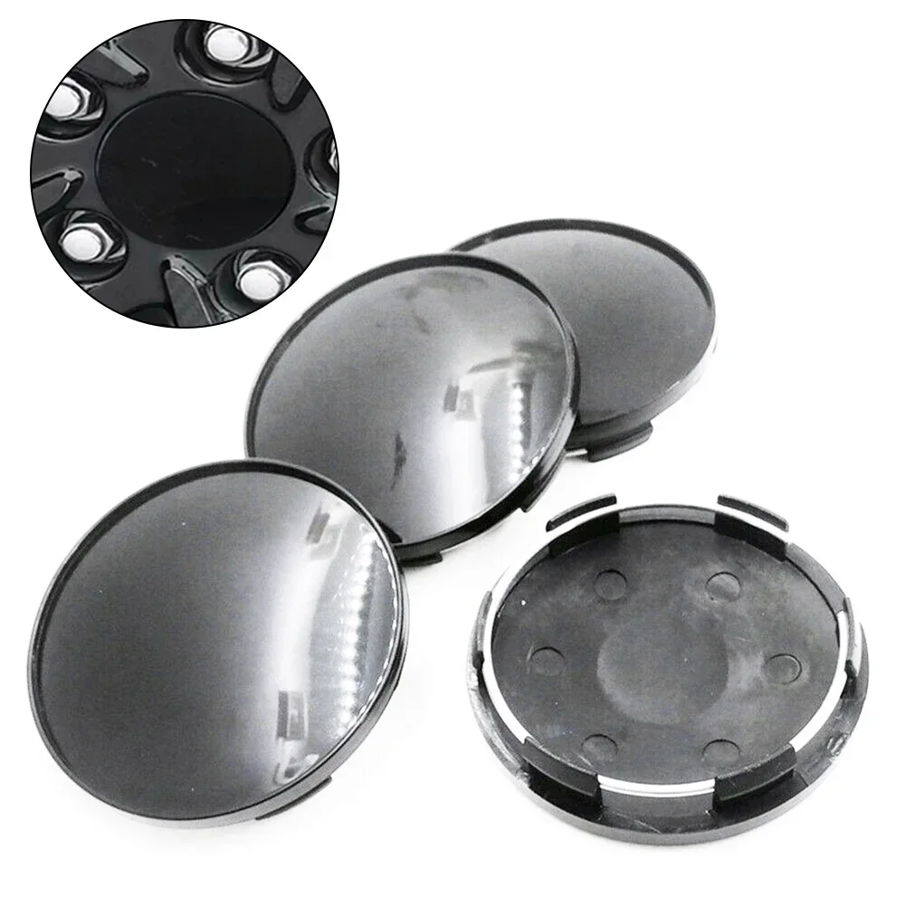 Part Center Cap Cap Cover Practical Wheel Center Hub 15mm 4Pcs 68mm Accessories Car Dust-Proof No Badge Emblem