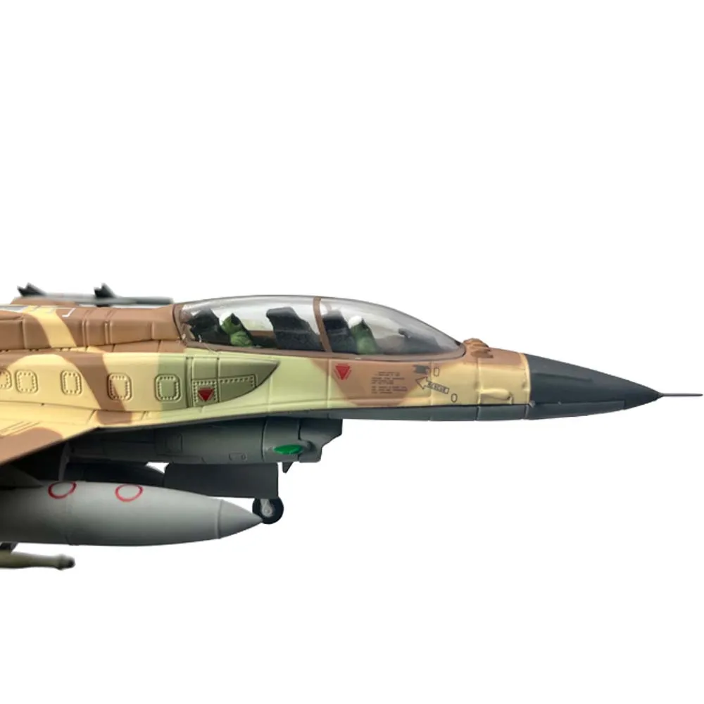 1:72 1/72 Força Aérea Israelense F16 F-16I Soufa Fighting Falcon Avião de combate Diecast Modelo de aeronave militar Brinquedo de presente para crianças