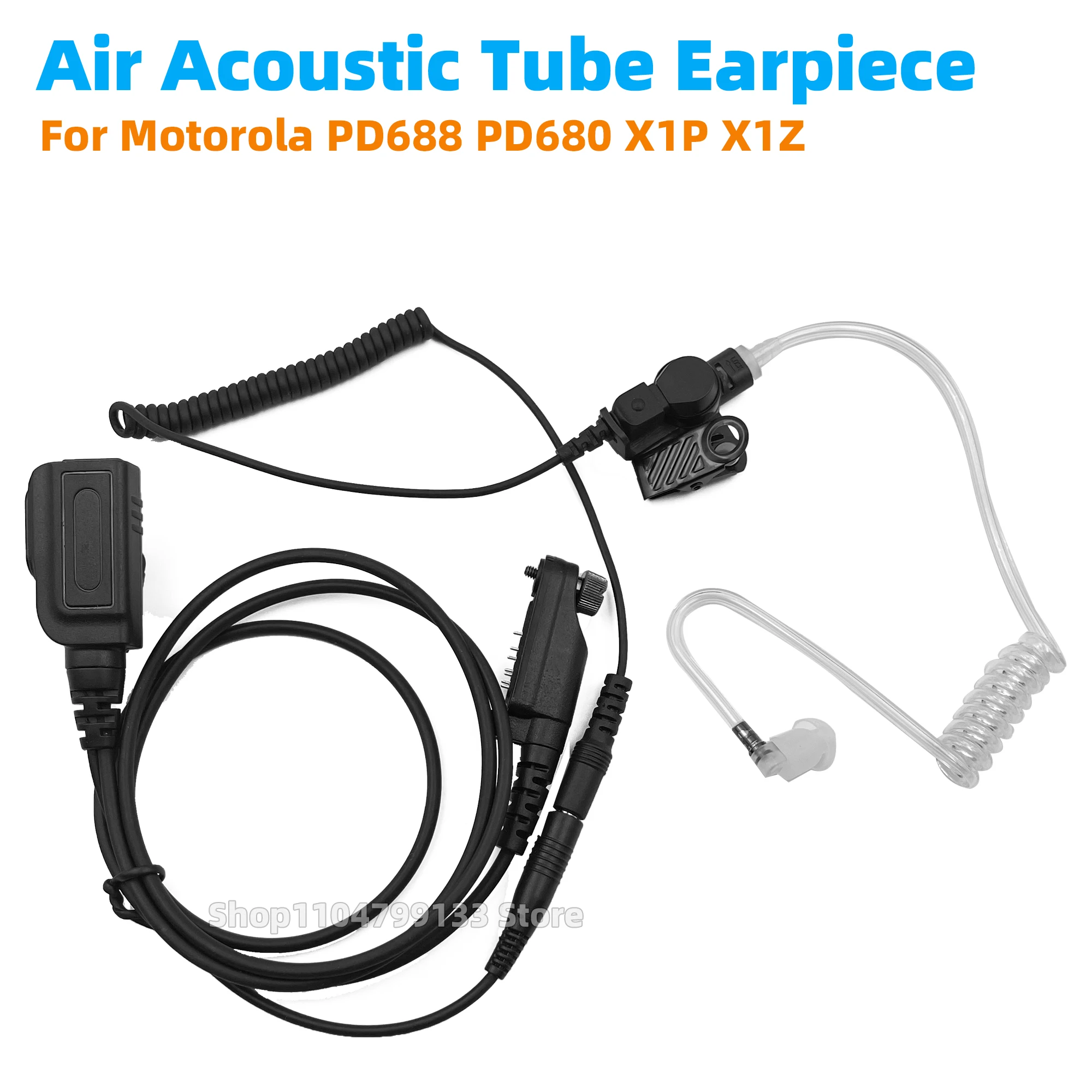 

Air Tube Earpiece Headset for Hytera Walkie Talkie PD600 PD602 PD605 PD608 PD680 PD682 PD685 PD688 X1P X1Z Ham Radios Earphone