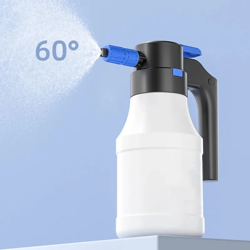 EAFC Elektrischer Schaumsprüher, Auto-Waschschaumgenerator, 1,5 l, Gartenschaumlanze für Autowäsche, Sprühflasche, Fensterreinigungswerkzeuge – Detail 3