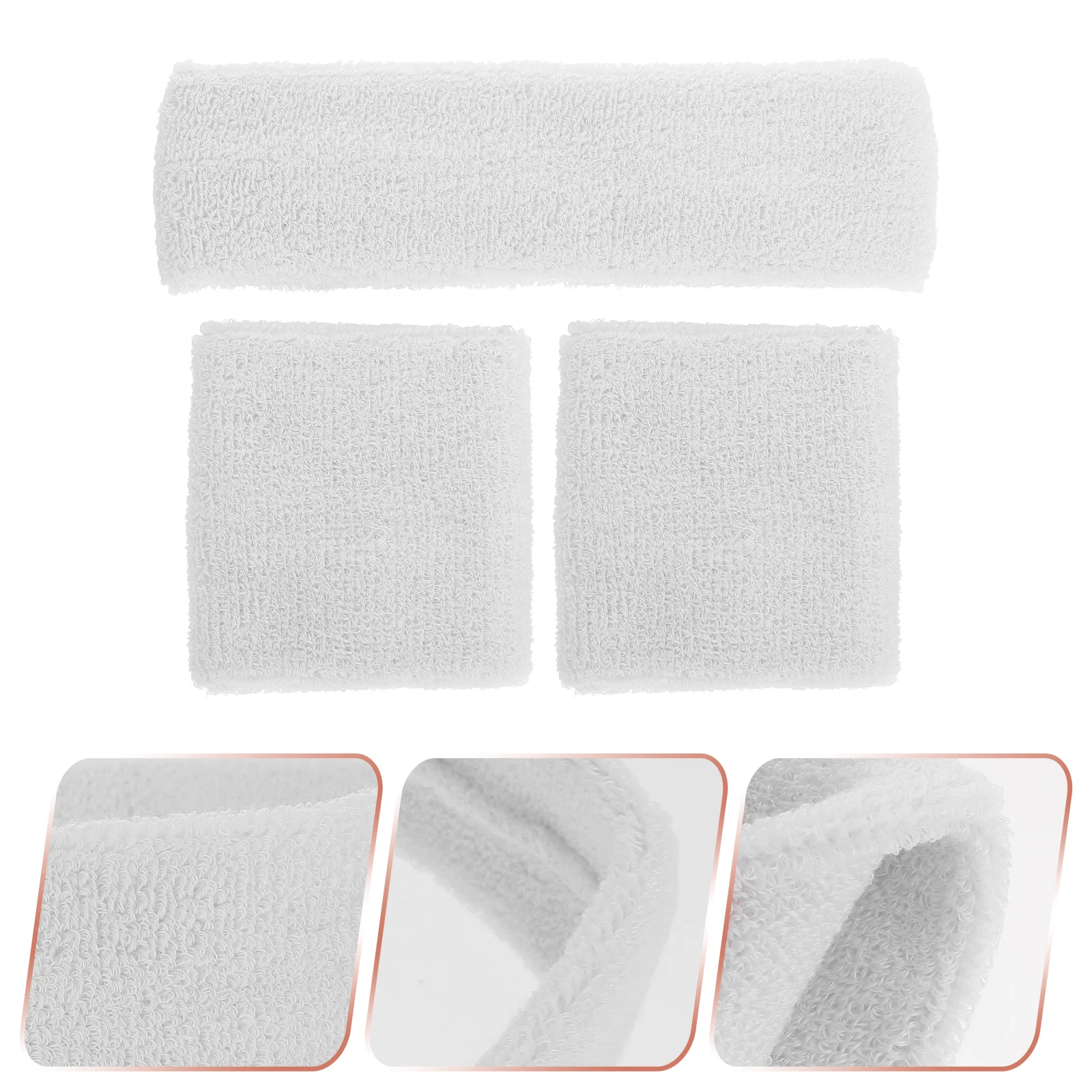 

Curly Hair Kit Headband Wrist Strap Sports Accessories Absorb Sweat Sweatbands Cotton Yarn Outdoor Fitness