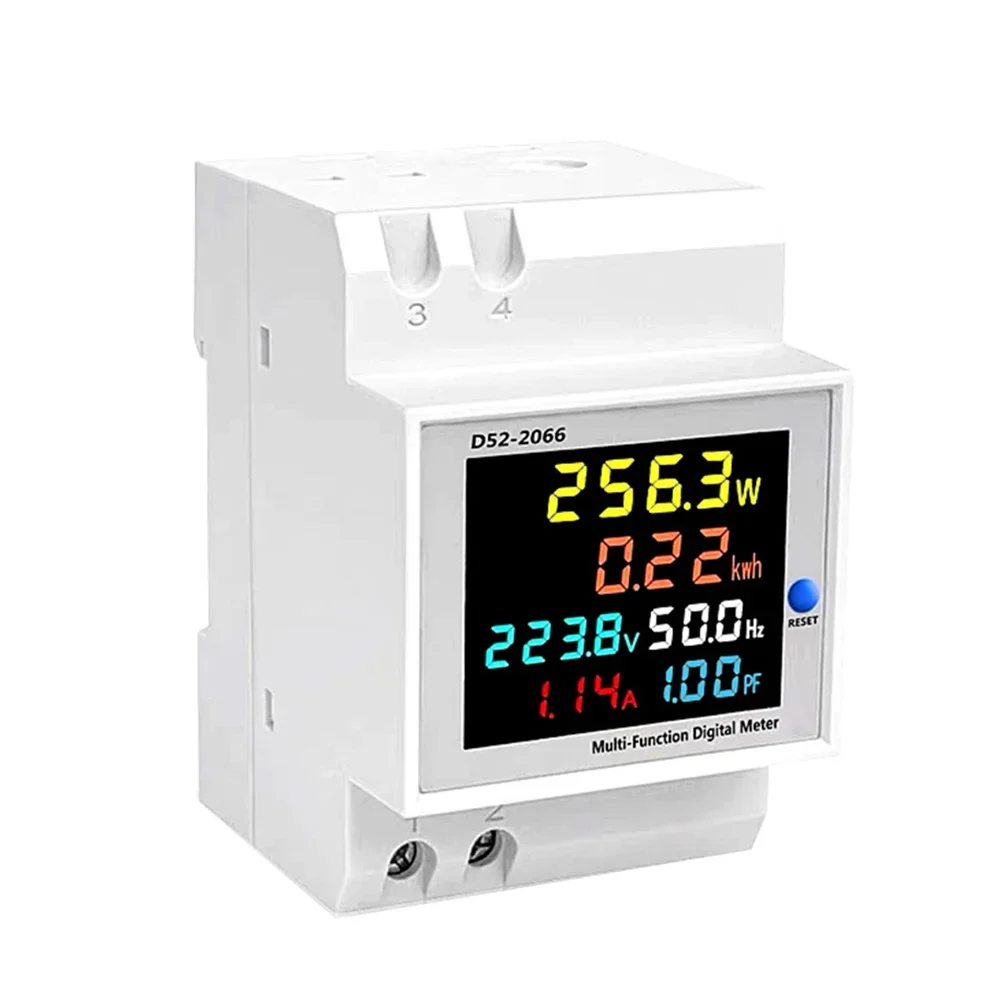 

D52-2066 Meter Electricity Meter Household Appliances Digital Display Multifunctional Plastic Shell 0.01kwh 0.1kwh 1kwh
