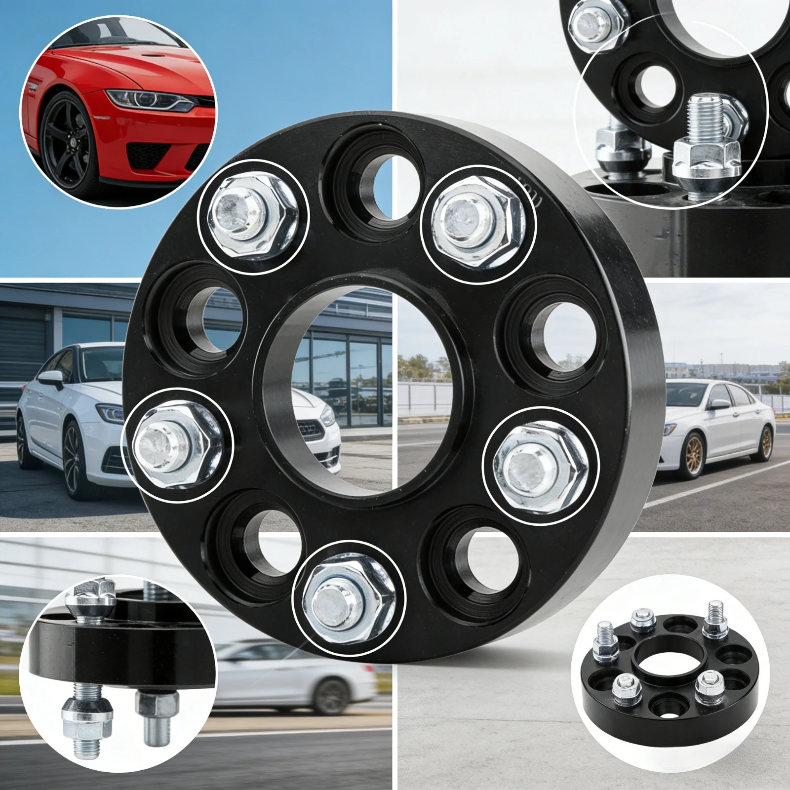 

Адаптеры для колес, прецизионная обработка, стабильная посадка, универсальные автомобильные аксессуары для переоборудования колес -45-5*100-1-56.1 -12*1.25-Bl