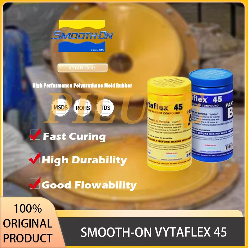 SMOOTH-ON VYTAFLEX 45 Polyurethane Rubber for High-Detail Molding and Casting Applications Original Product