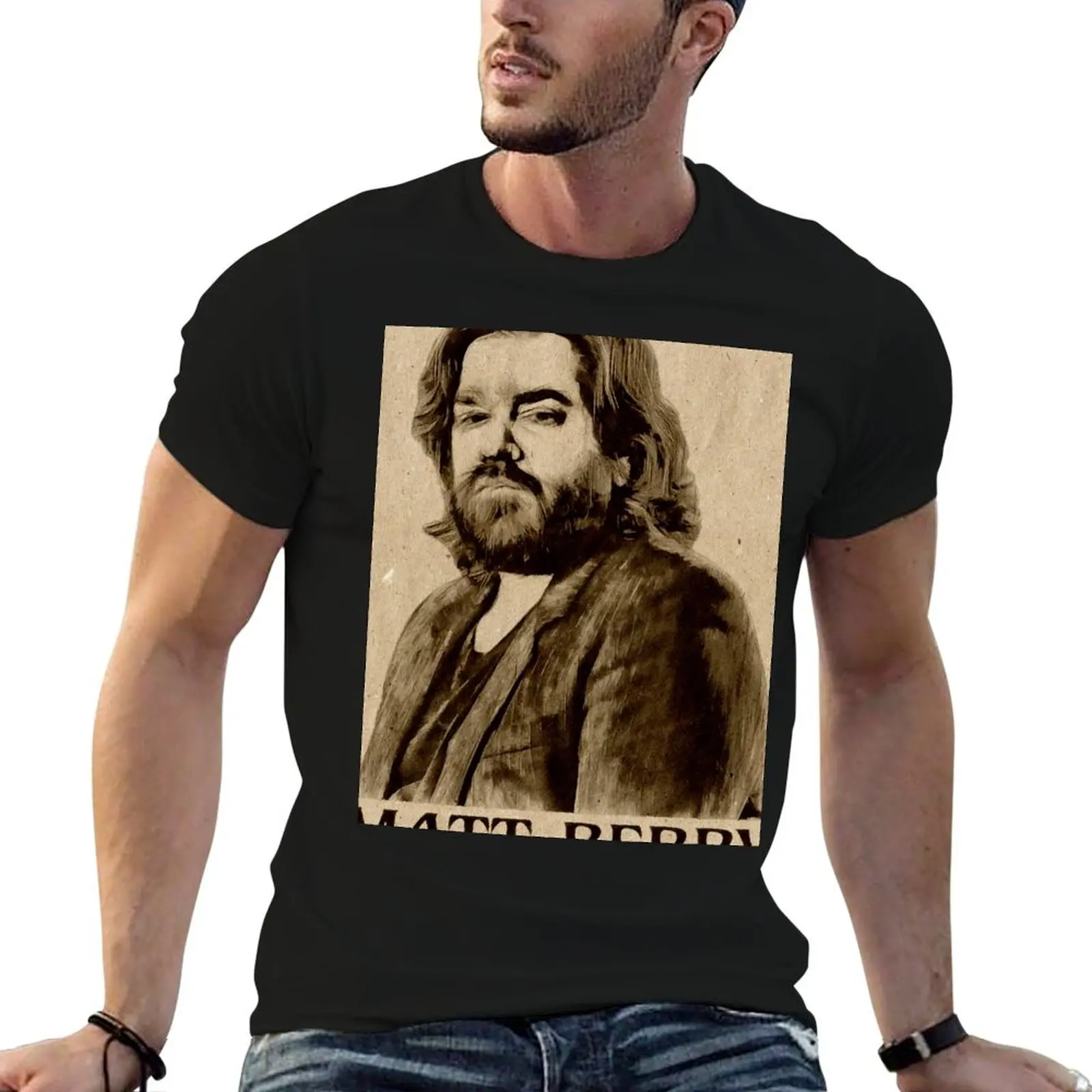 

Matt Berry, Distinct Voice T-Shirt man t shirt summer graphic t shirts for man man t shirts cotton T-shirt