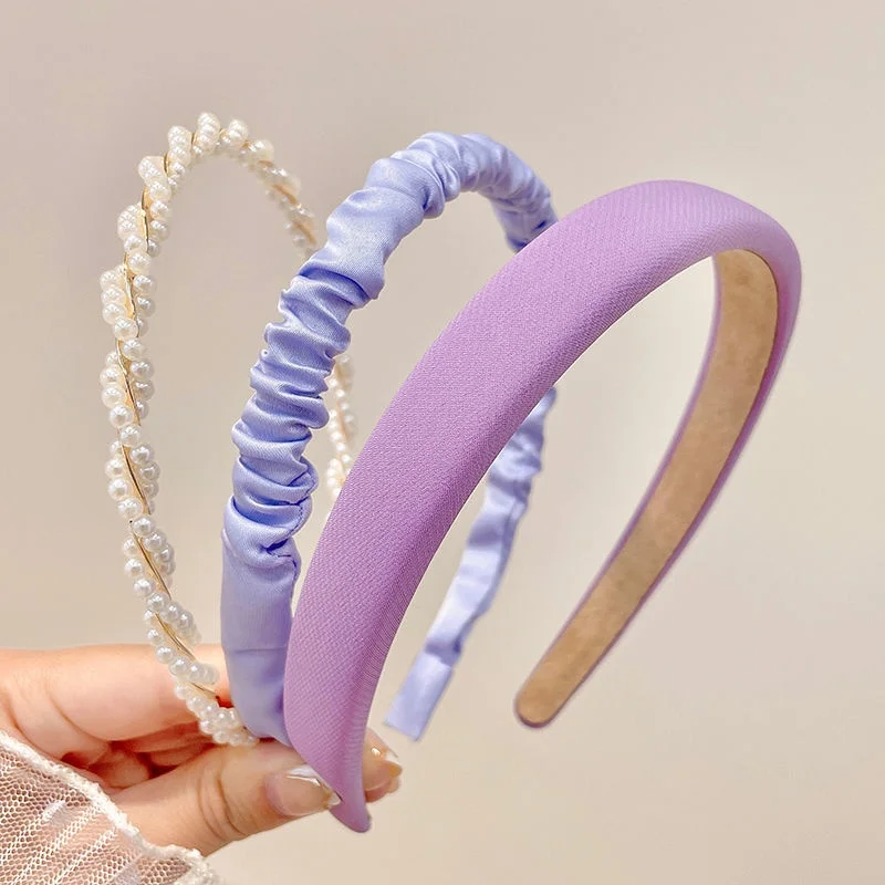 3 stks Koreaanse stijl elegante hoofdband voor vrouwen gezicht wassen haarband mode meisjes haaraccessoires
