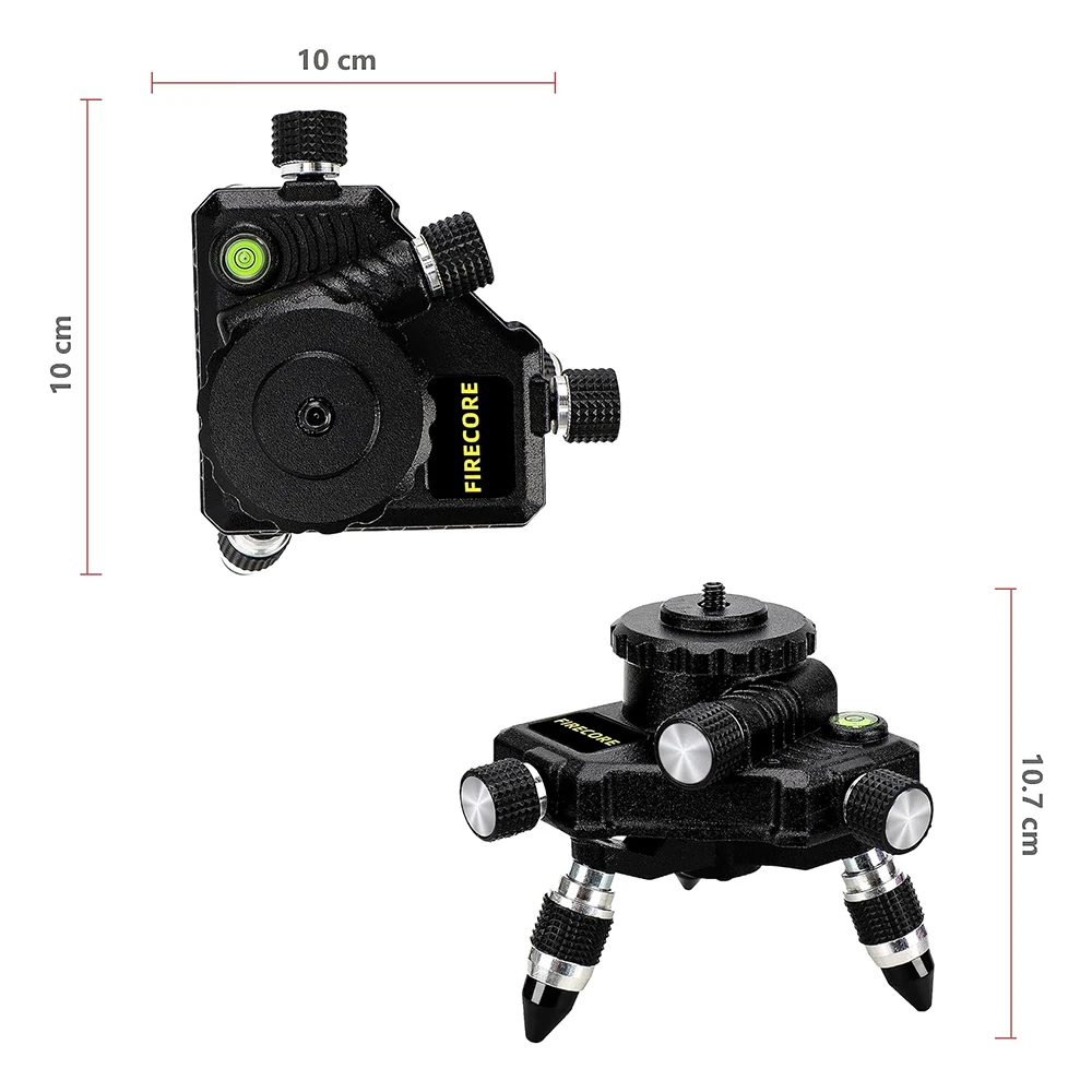 FIRECORE Laser Level Tripod Adjustable Rotation 1/4\