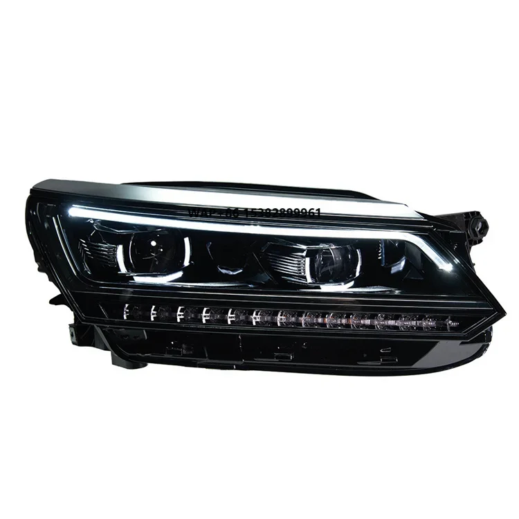 

Veidt for 2016-2018 Passat Headlight Assembly Modified to LED Flowing Turn Signal Daytime Light Xenon Headlight