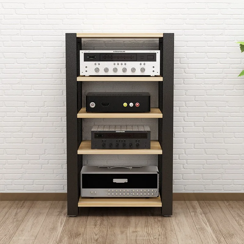 2-Tier Adjustable Audio Rack, AV Equipment Stand for Amplifier Receiver Home Theater System